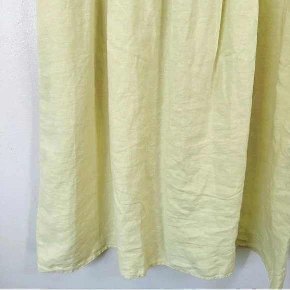 Abito Ruffle  Sleeve Linen Relaxed Fit Dress - Picture 11 of 16